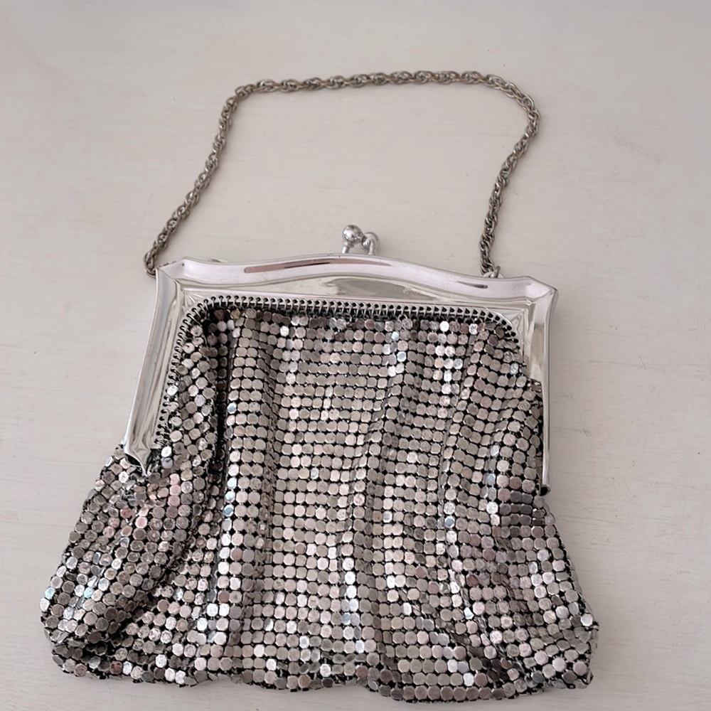 Vintage Whiting & Davis Silver purse